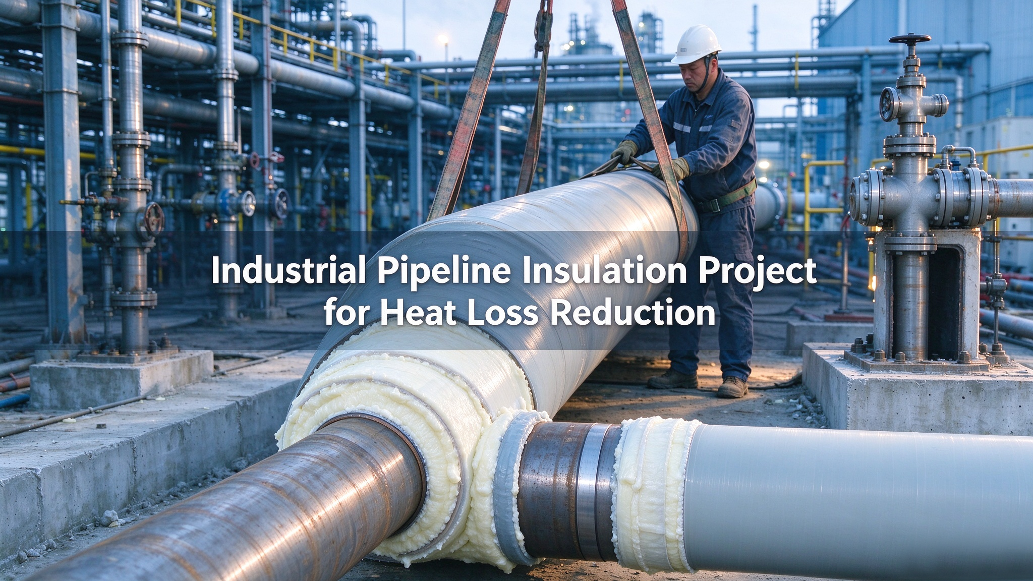 Industrial Pipeline Insulation Project for Heat Loss Reduction